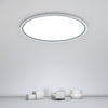 Modern White Round LED Flush Mount Ceiling Light for Bedroom and Living Room