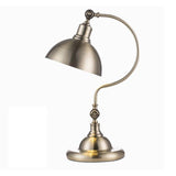 Bronze Antique Metallic LED Desk Lamp with Adjustable Gooseneck for Office and Task Lighting