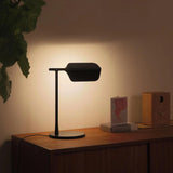 Sleek Aluminum Minimalist LED Table Lamp with Adjustable Pivoting Hood