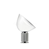 Radar Industrial Blown Glass Table Lamp with Adjustable Aluminum Reflector