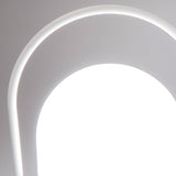Portable LED Table Lamp with Glass Shade and Integrated Metal Handle for Indoor Use