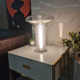 Takku Contemporary Integrated LED Glass Table Lamp for Modern Office Decor
