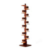 Modern Taliesin Style Stacked Wood Box Floor Lamp with Warm Ambient Uplight