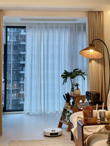 Tana Large Woven Rattan Floor Lamp Bell Shaped Standing Light for Modern Living Room