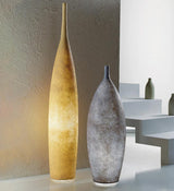 Modern Moon Inspired Resin Floor Lamp Tank LED Standing Light for Living Room Decor