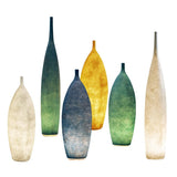 Modern Moon Inspired Resin Floor Lamp Tank LED Standing Light for Living Room Decor