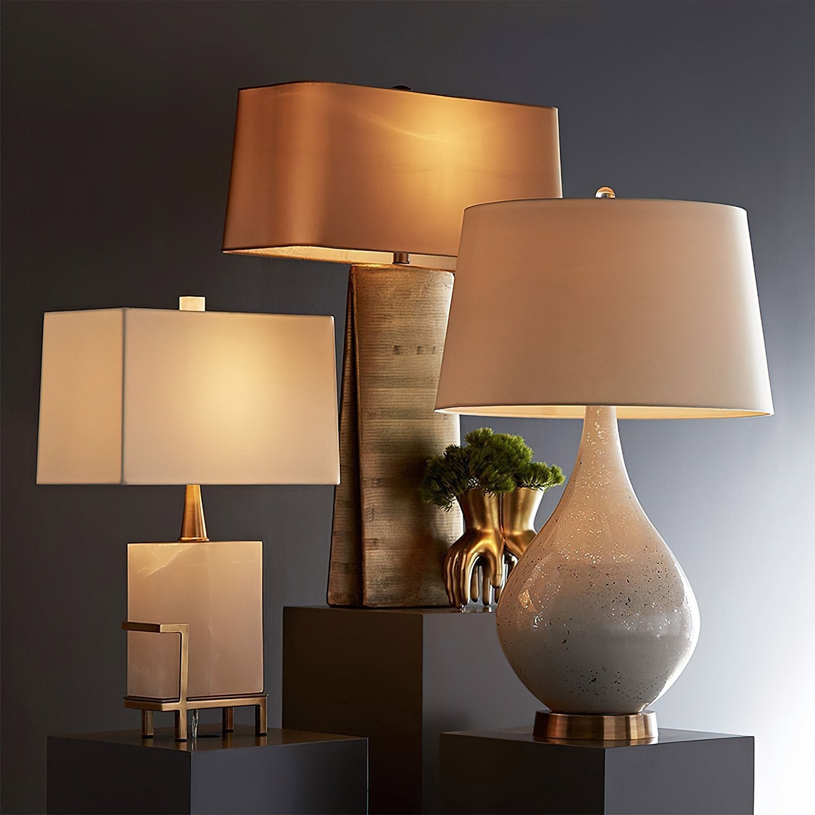 modern-brass-table-lamp-with-white-tapered-fabric-shade-and-natural-alabaster-base