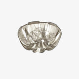 Luxury Contemporary Tassel Aluminum Chain Chandelier Modern Flush Mount Ceiling Light