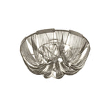 Luxury Contemporary Tassel Aluminum Chain Chandelier Modern Flush Mount Ceiling Light