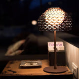 Modern Armadillo Geometric Table Lamp for Living Room and Nightstand Decor