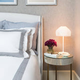 Modern Armadillo Geometric Table Lamp for Living Room and Nightstand Decor