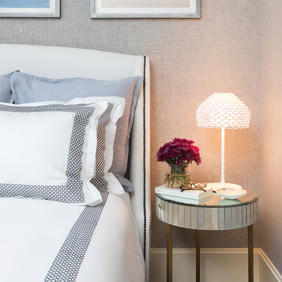 Modern Armadillo Geometric Table Lamp for Living Room and Nightstand Decor