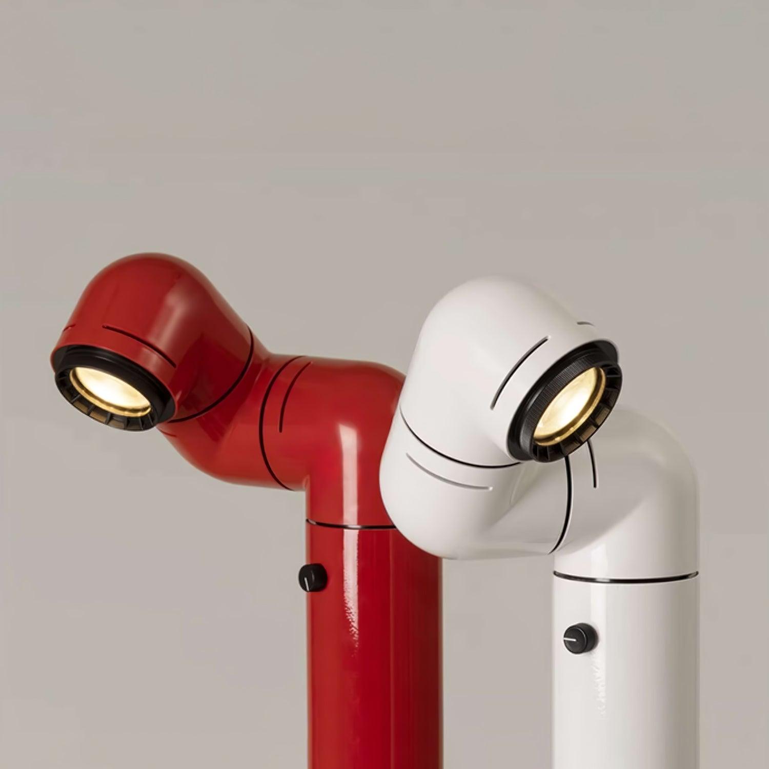Tatu Alta Modern LED Floor Lamp with Adjustable Light Intensity and Focal Length