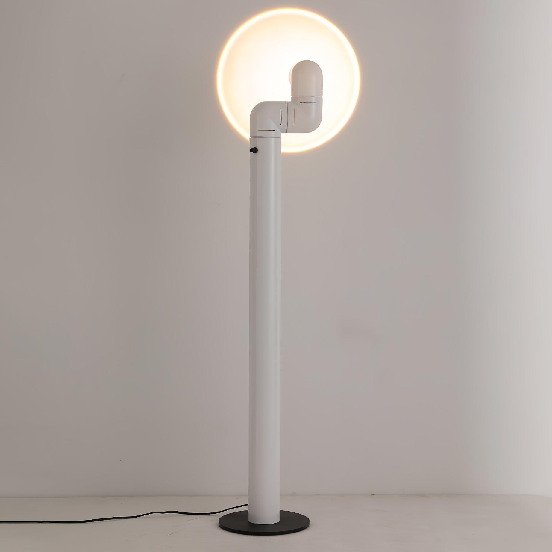 Tatu Alta Modern LED Floor Lamp with Adjustable Light Intensity and Focal Length