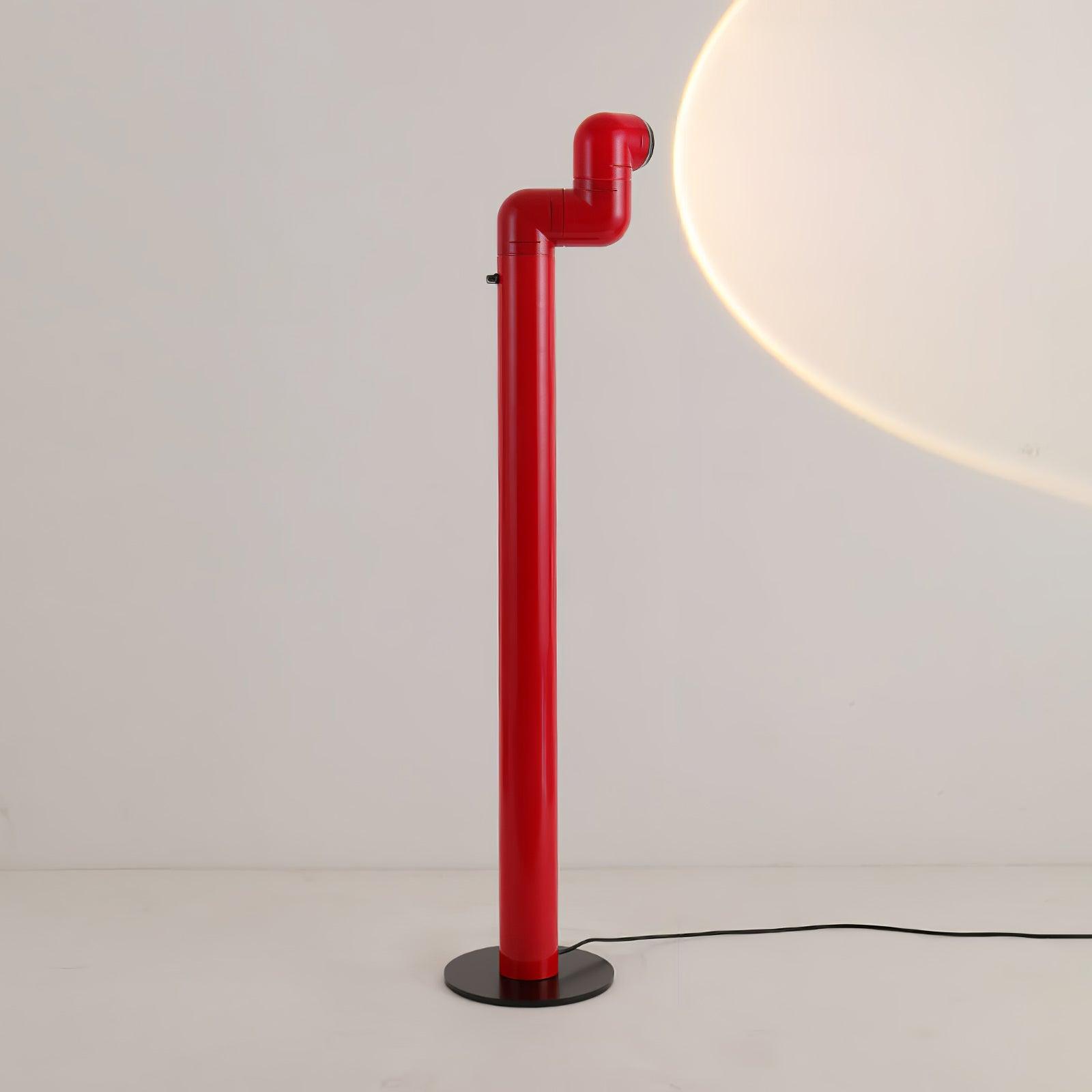 Tatu Alta Modern LED Floor Lamp with Adjustable Light Intensity and Focal Length