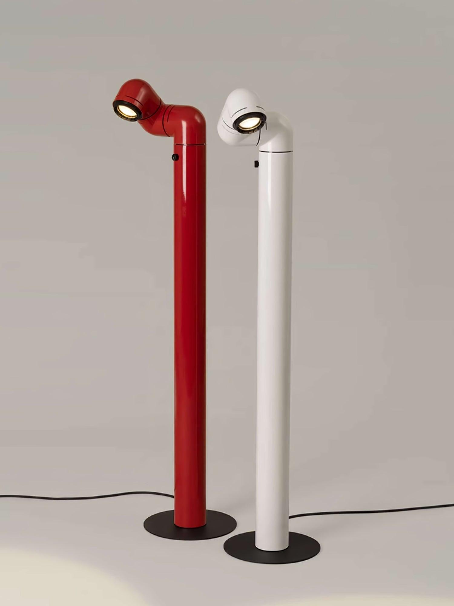 Tatu Alta Modern LED Floor Lamp with Adjustable Light Intensity and Focal Length