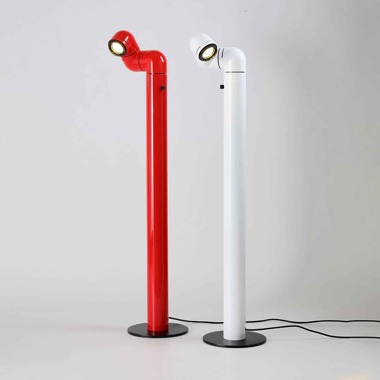 Tatu Alta Modern LED Floor Lamp with Adjustable Light Intensity and Focal Length