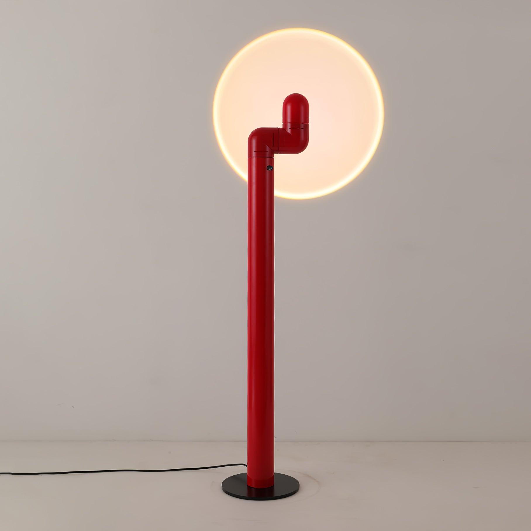 Tatu Alta Modern LED Floor Lamp with Adjustable Light Intensity and Focal Length