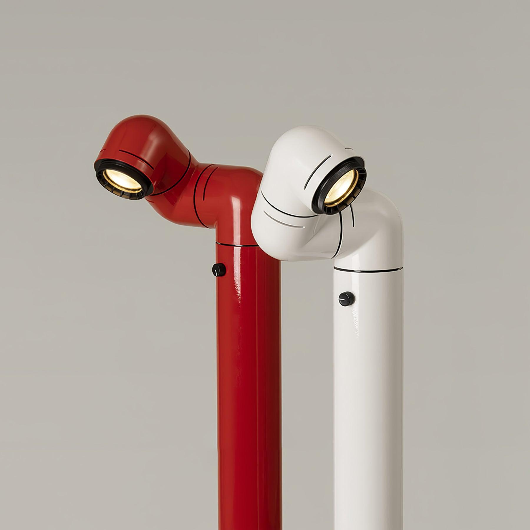 Tatu Alta Modern LED Floor Lamp with Adjustable Light Intensity and Focal Length