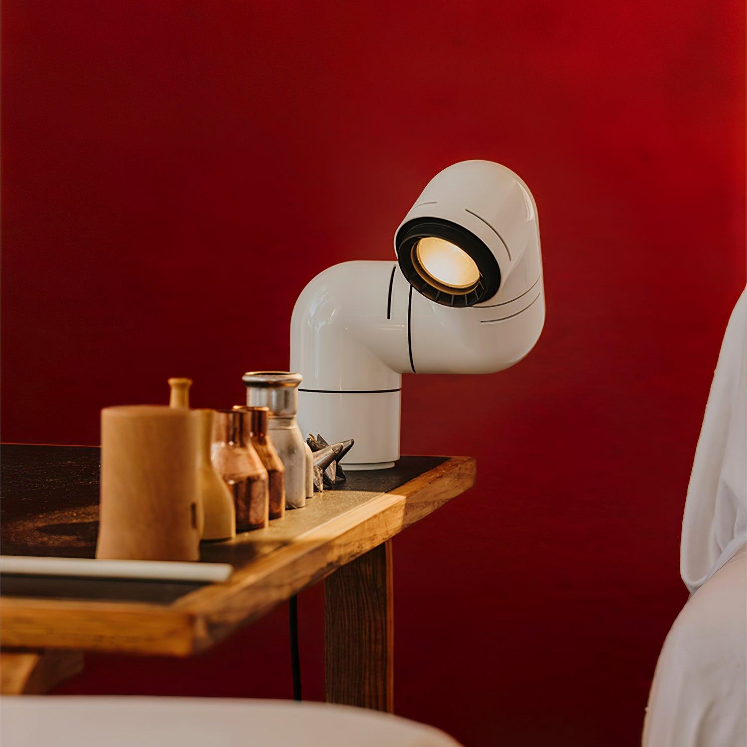 Retro Tatu Style LED Adjustable Reading Lamp for Modern Desks and Bedside Tables