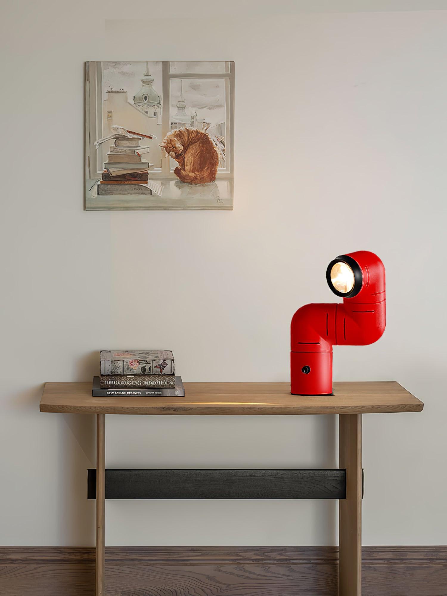Retro Tatu Style LED Adjustable Reading Lamp for Modern Desks and Bedside Tables