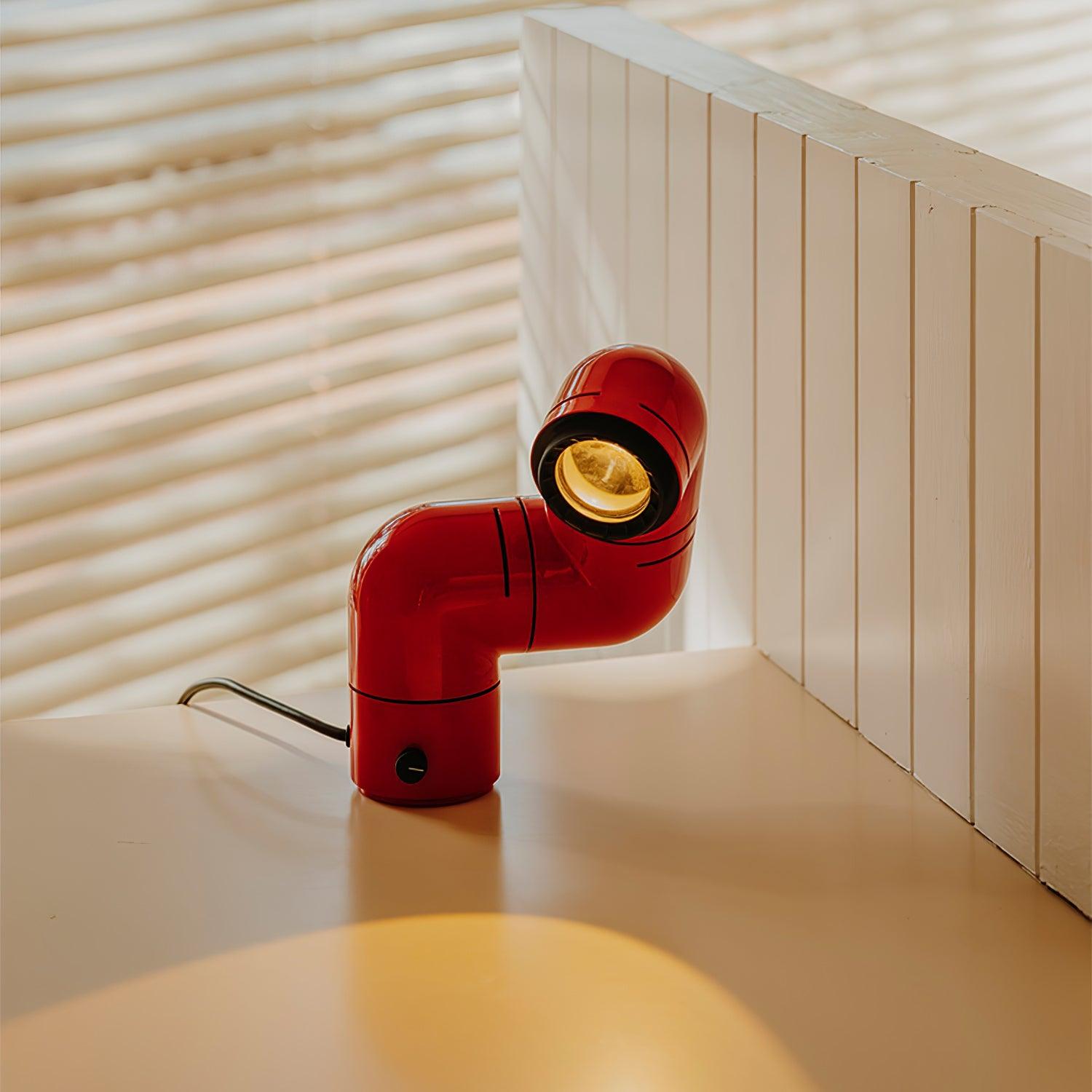 Retro Tatu Style LED Adjustable Reading Lamp for Modern Desks and Bedside Tables