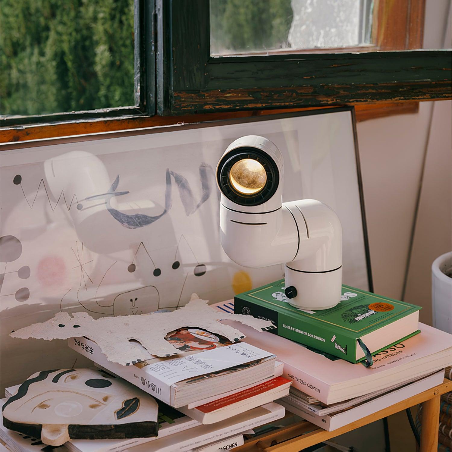 Retro Tatu Style LED Adjustable Reading Lamp for Modern Desks and Bedside Tables