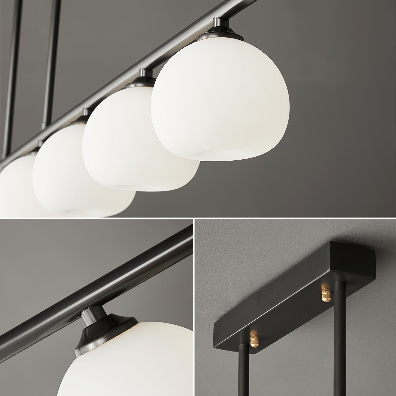 modern-linear-brass-glass-globe-chandelier-for-dining-room-and-kitchen-island-lighting
