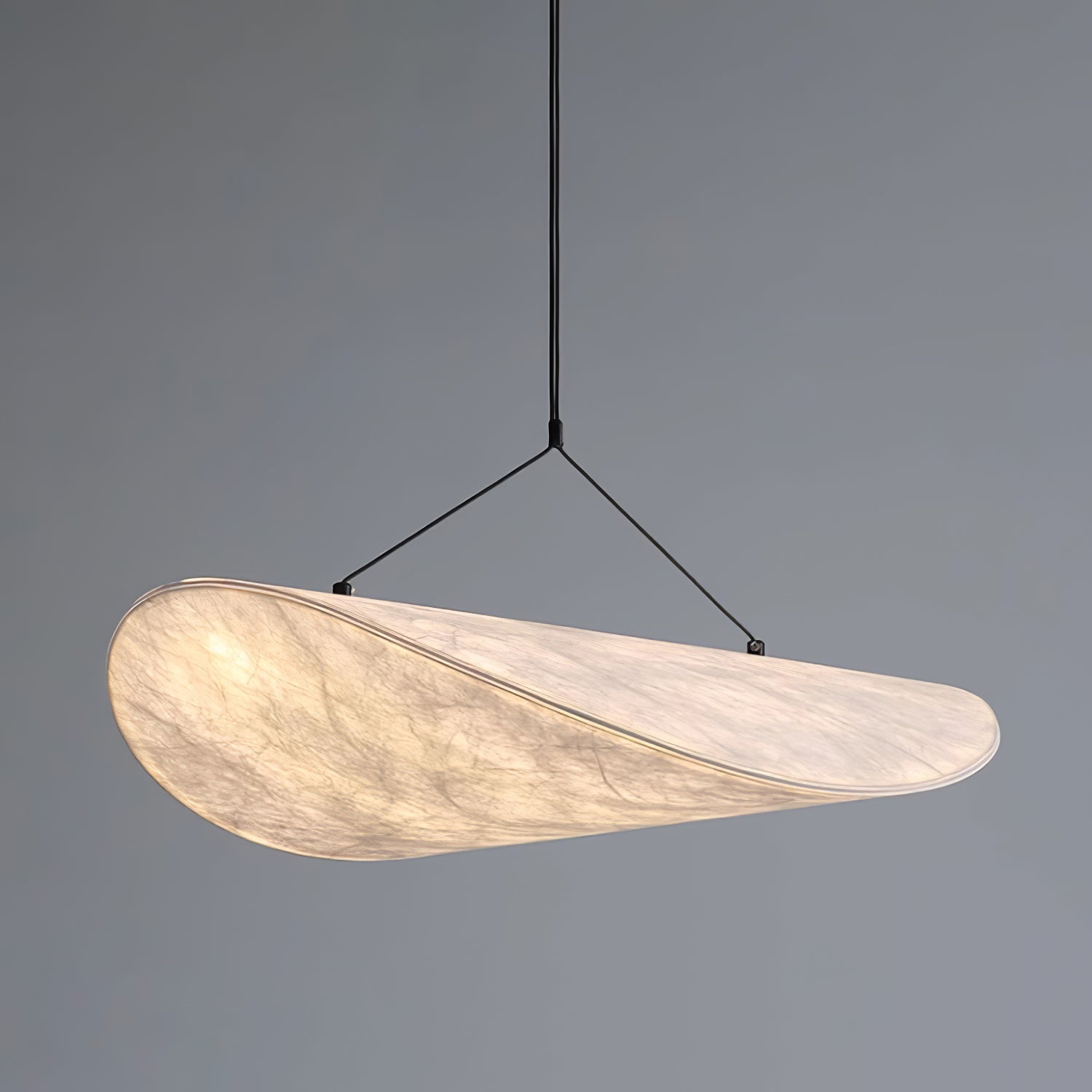 Modern Abstract Cloud Tyvek Pendant Light Sustainable LED Hanging Ceiling Luminaire