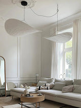 Modern Abstract Cloud Tyvek Pendant Light Sustainable LED Hanging Ceiling Luminaire