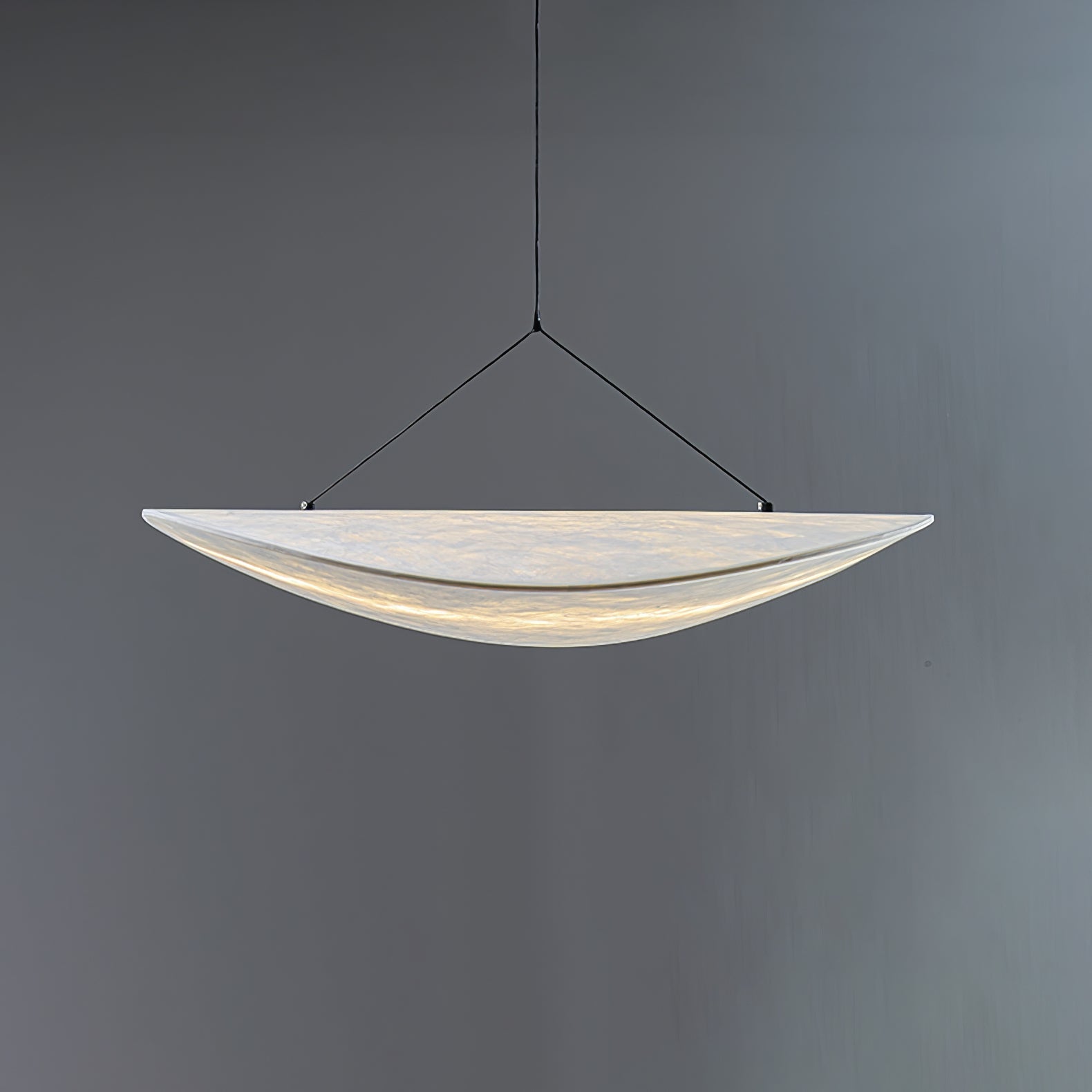 Modern Abstract Cloud Tyvek Pendant Light Sustainable LED Hanging Ceiling Luminaire