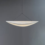 Modern Abstract Cloud Tyvek Pendant Light Sustainable LED Hanging Ceiling Luminaire