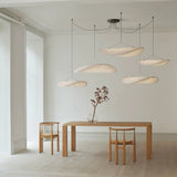 Modern Abstract Cloud Tyvek Pendant Light Sustainable LED Hanging Ceiling Luminaire