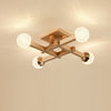 modern-tetrix-wood-flush-mount-ceiling-light-with-white-glass-shades-for-living-room-bedroom