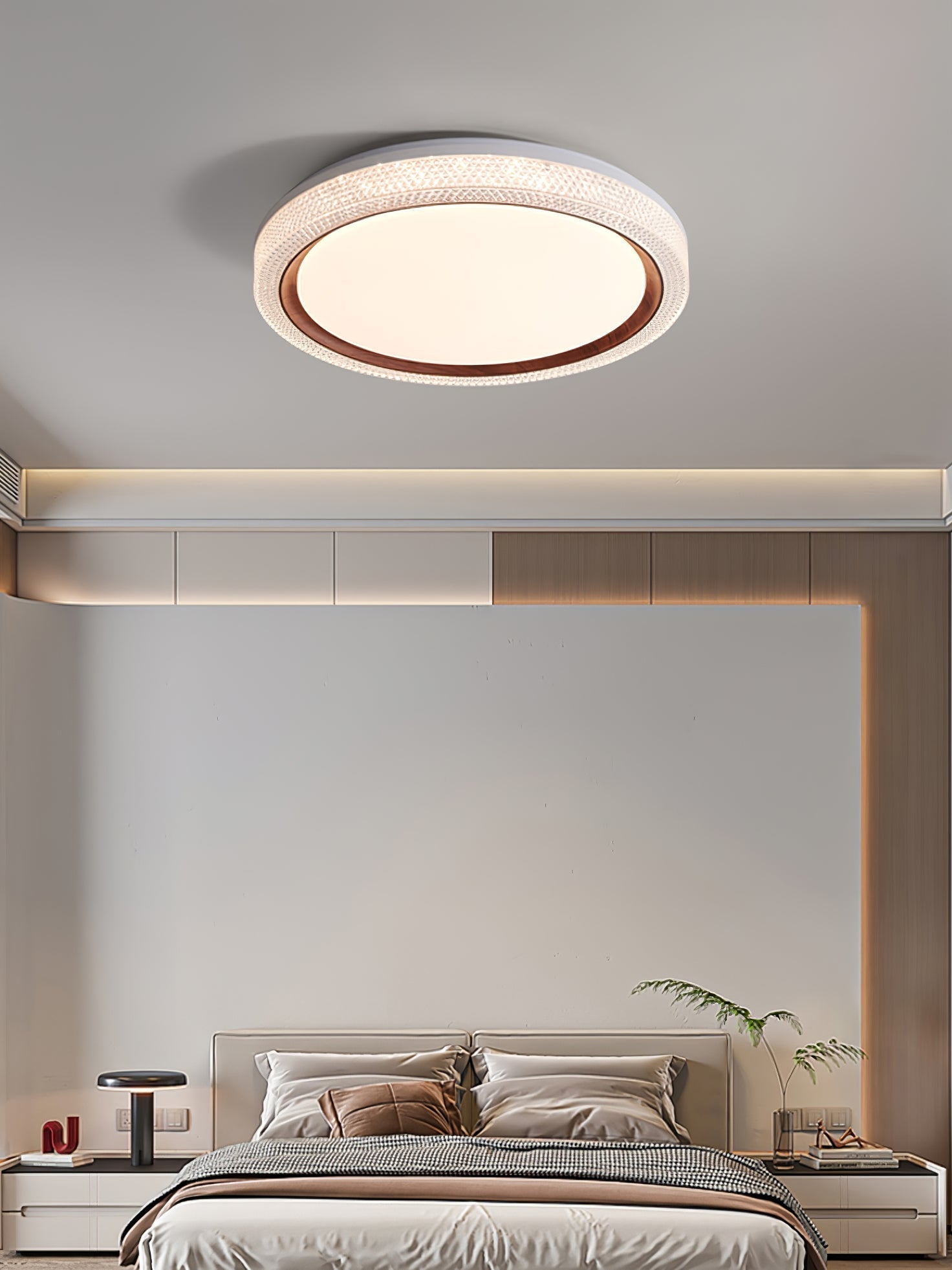 Modern Thin Round LED Flush Mount Ceiling Lamp for Contemporary Home Lighting