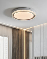 Modern Thin Round LED Flush Mount Ceiling Lamp for Contemporary Home Lighting