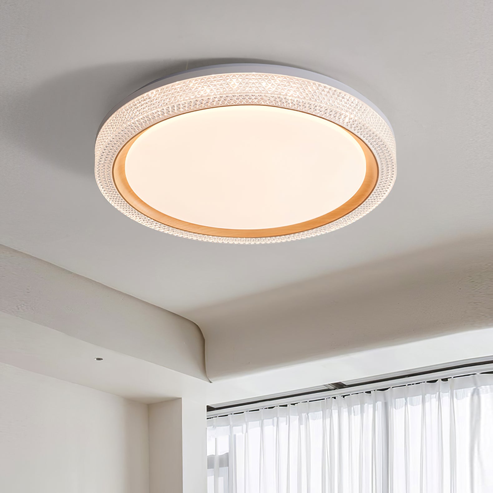 Modern Thin Round LED Flush Mount Ceiling Lamp for Contemporary Home Lighting
