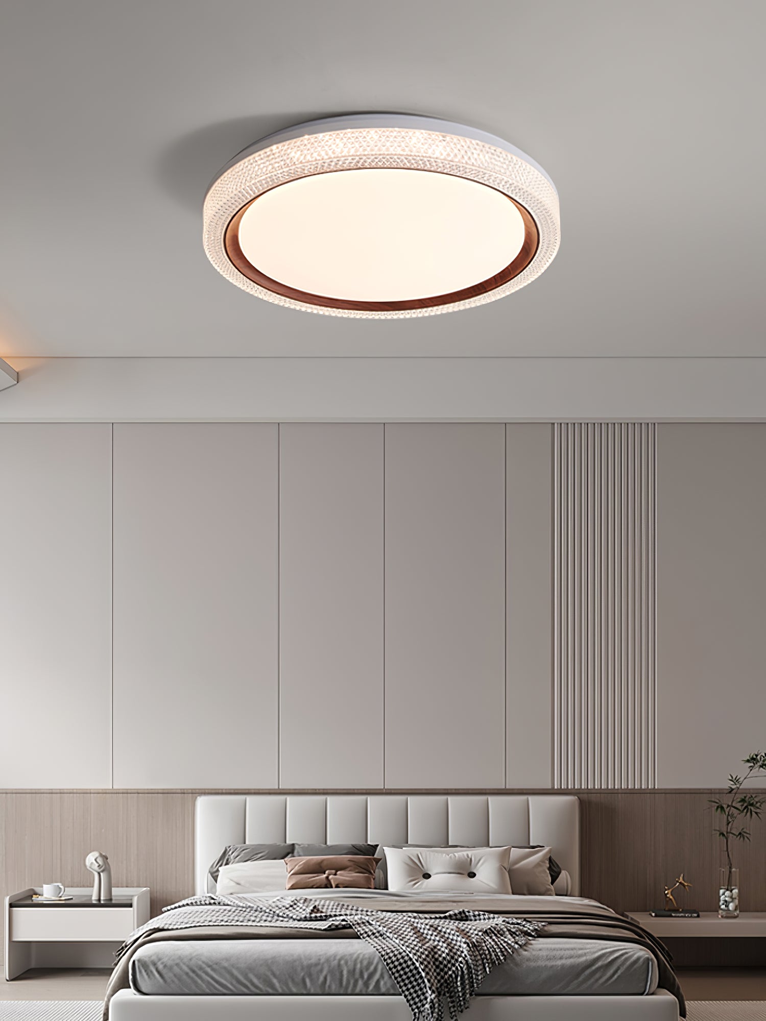 Modern Thin Round LED Flush Mount Ceiling Lamp for Contemporary Home Lighting