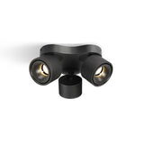 Adjustable Rotating Three Head LED Spotlight Flush Mount Ceiling Fixture for Accent Lighting