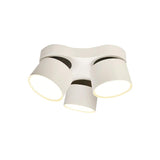 Adjustable Rotating Three Head LED Spotlight Flush Mount Ceiling Fixture for Accent Lighting