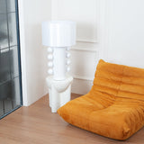 Contemporary Geometric Table Lamp with Spherical Base Accents for Modern Bedroom Decor