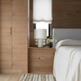 Contemporary Geometric Table Lamp with Spherical Base Accents for Modern Bedroom Decor