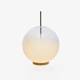 Modern Integrated LED Glass Table Lamp for Bedside and Living Room Decor