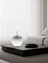 Modern Integrated LED Glass Table Lamp for Bedside and Living Room Decor