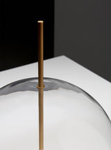 Modern Integrated LED Glass Table Lamp for Bedside and Living Room Decor