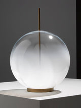 Modern Integrated LED Glass Table Lamp for Bedside and Living Room Decor