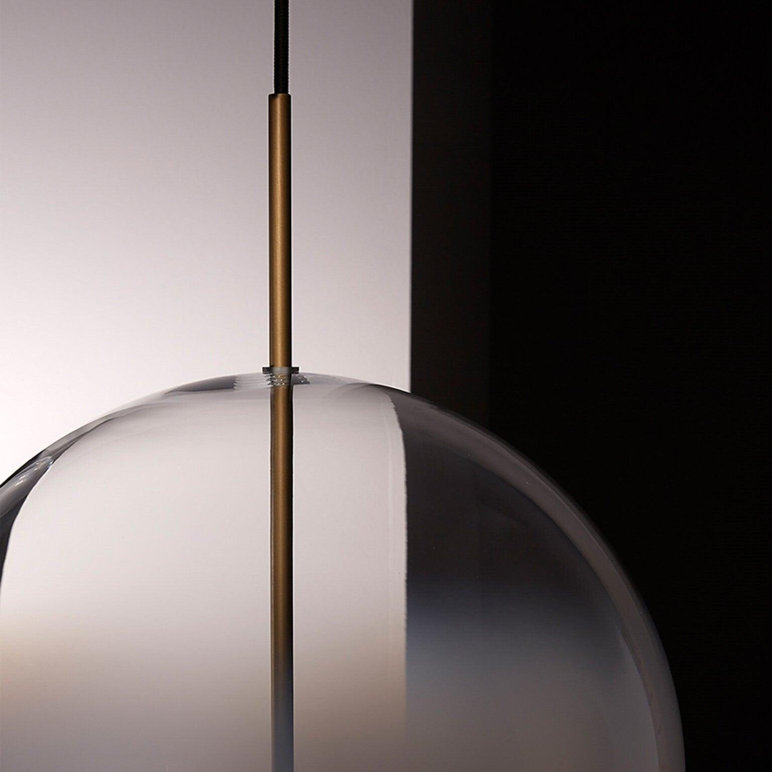 Modern Integrated LED Glass Table Lamp for Bedside and Living Room Decor