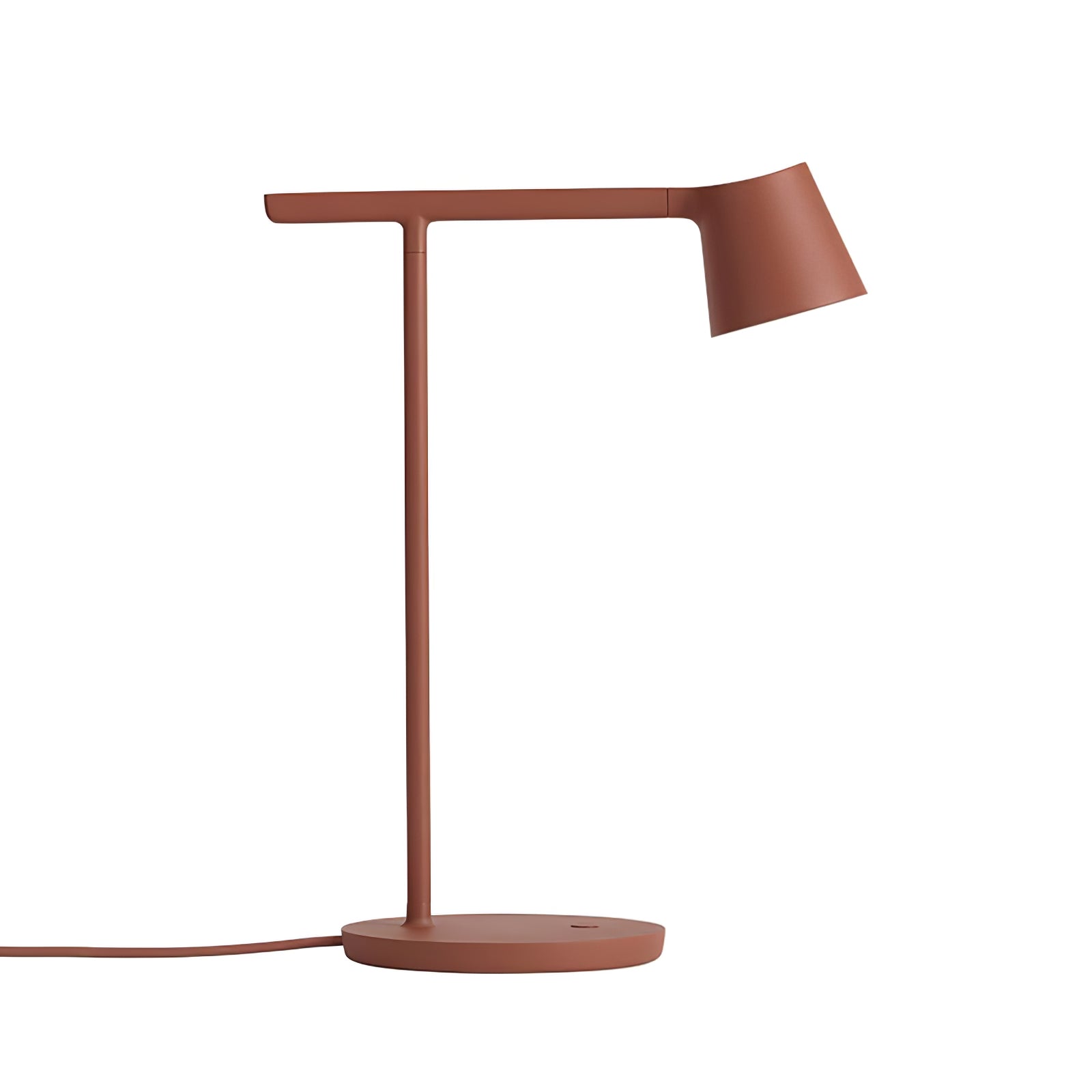 Modern Minimalist Tip Table Lamp with Adjustable Head and Dimmable LED Light for Workspace