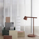 Modern Minimalist Tip Table Lamp with Adjustable Head and Dimmable LED Light for Workspace