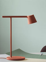Modern Minimalist Tip Table Lamp with Adjustable Head and Dimmable LED Light for Workspace